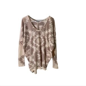 Enti Small‎ Brown and Cream Aztec Sweater